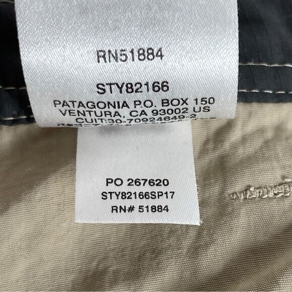 Patagonia Away From Home Tan DWR UPF Nylon Straight Leg Pants Women’s Size 4 - Picture 7 of 11